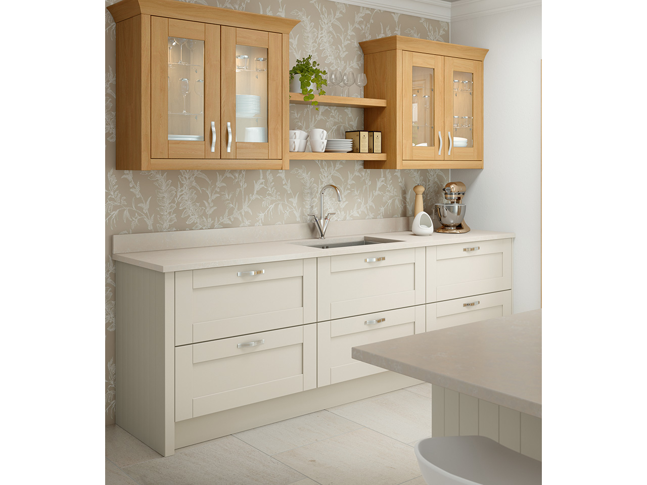 Cambridge kitchen in Mussel & Oak