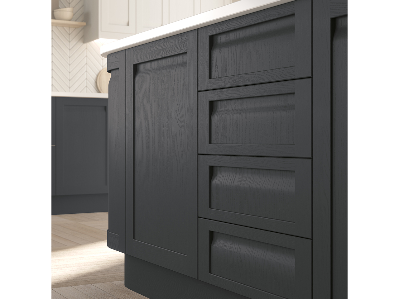 Grantham Kitchen in Anthractite