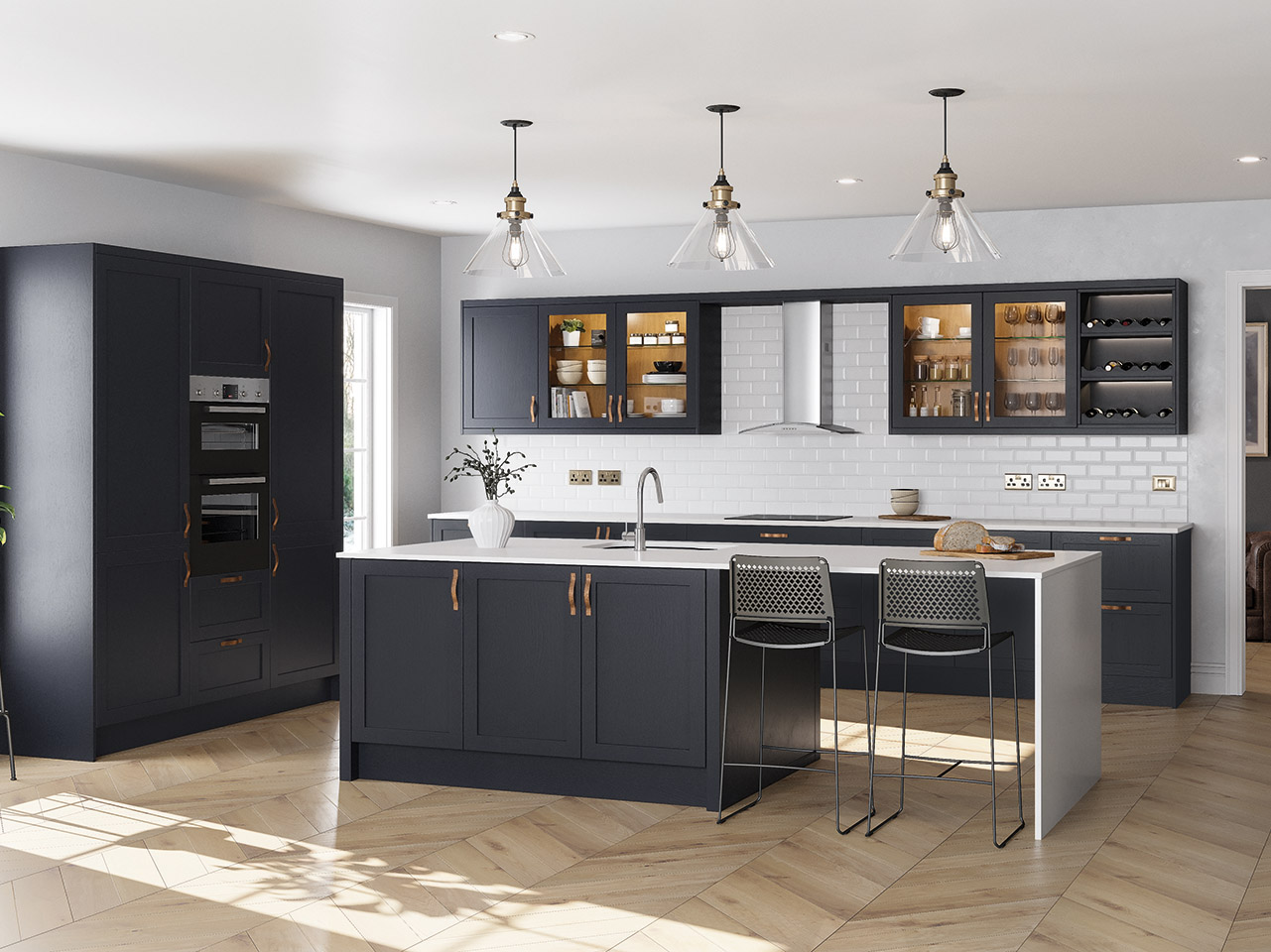 Newmarket kitchen indigo