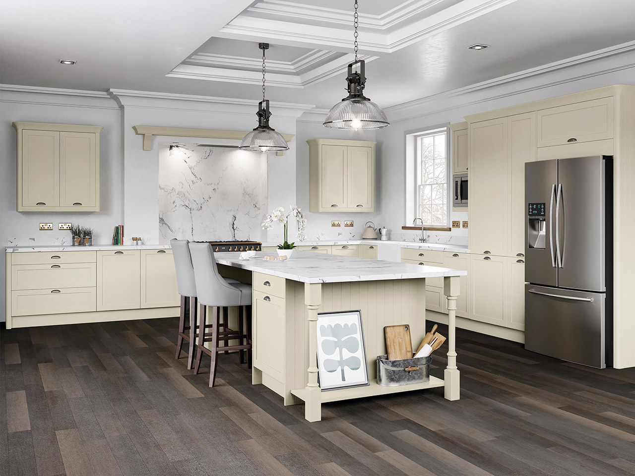 Newmarket kitchen ivory