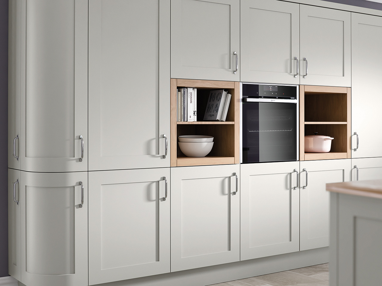 Oxford Kitchen in Light Grey