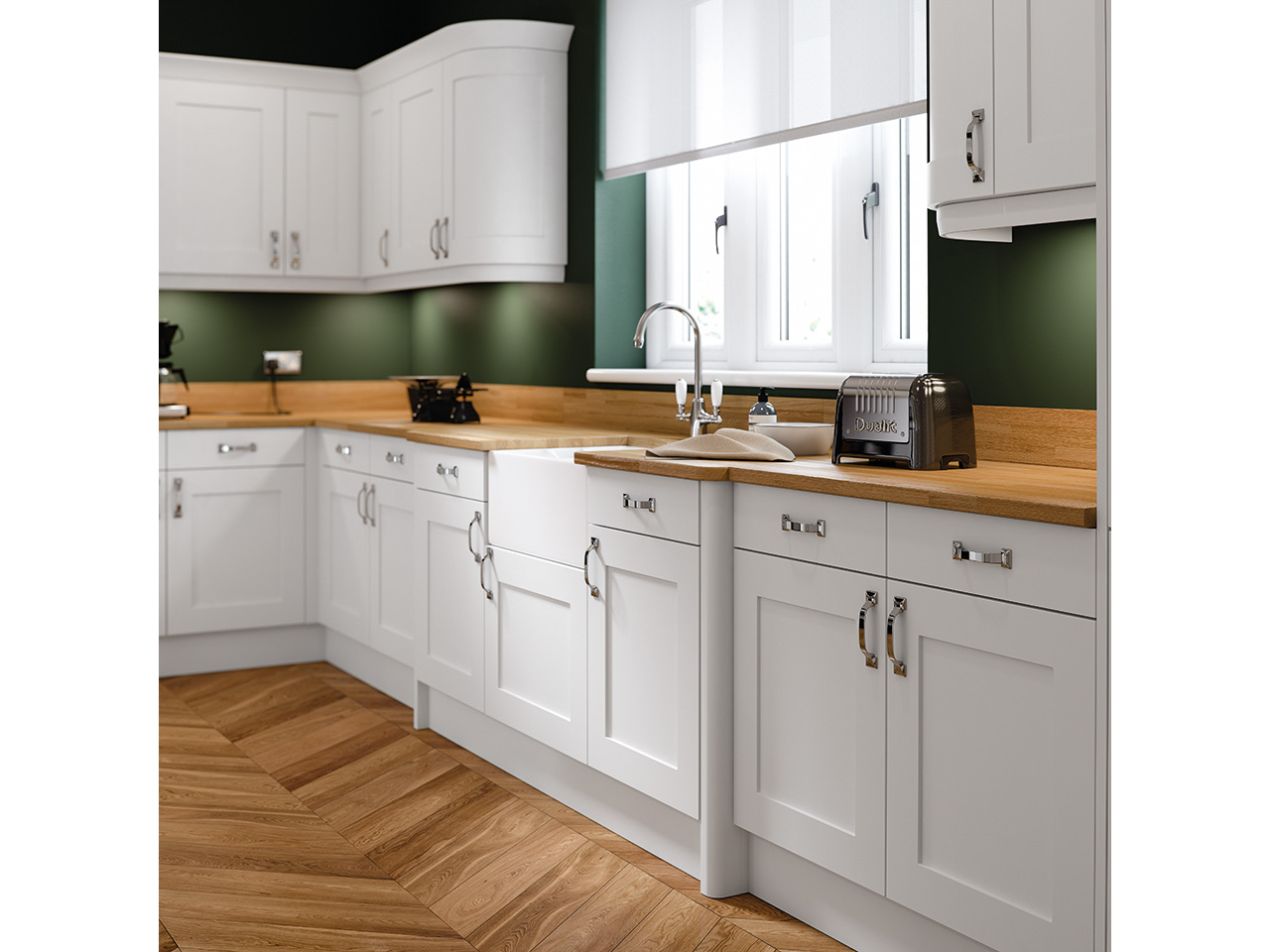 Oxford kitchen white