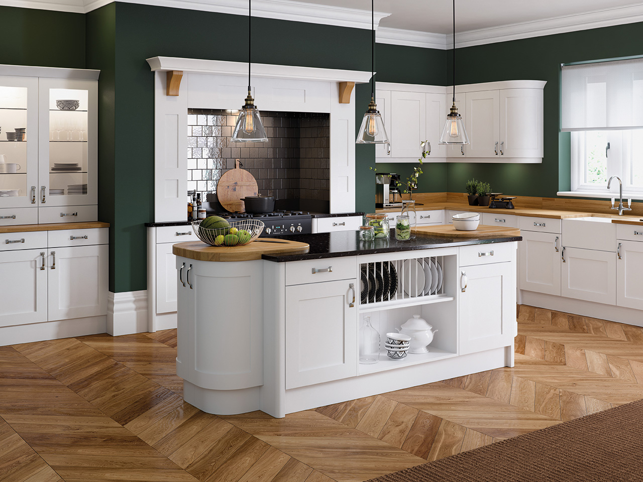 Oxford Kitchen in White