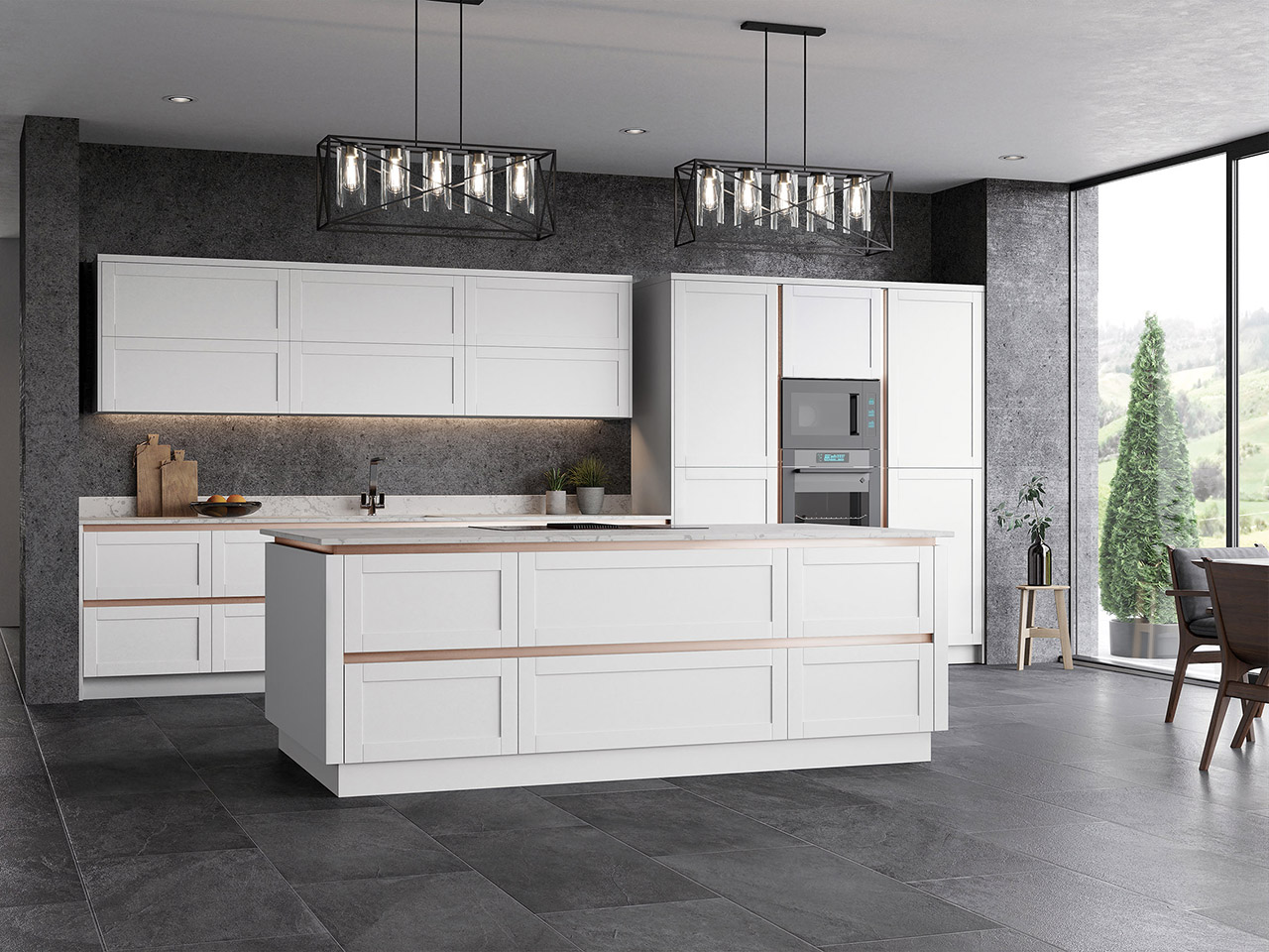 Stratto true handleless kitchen