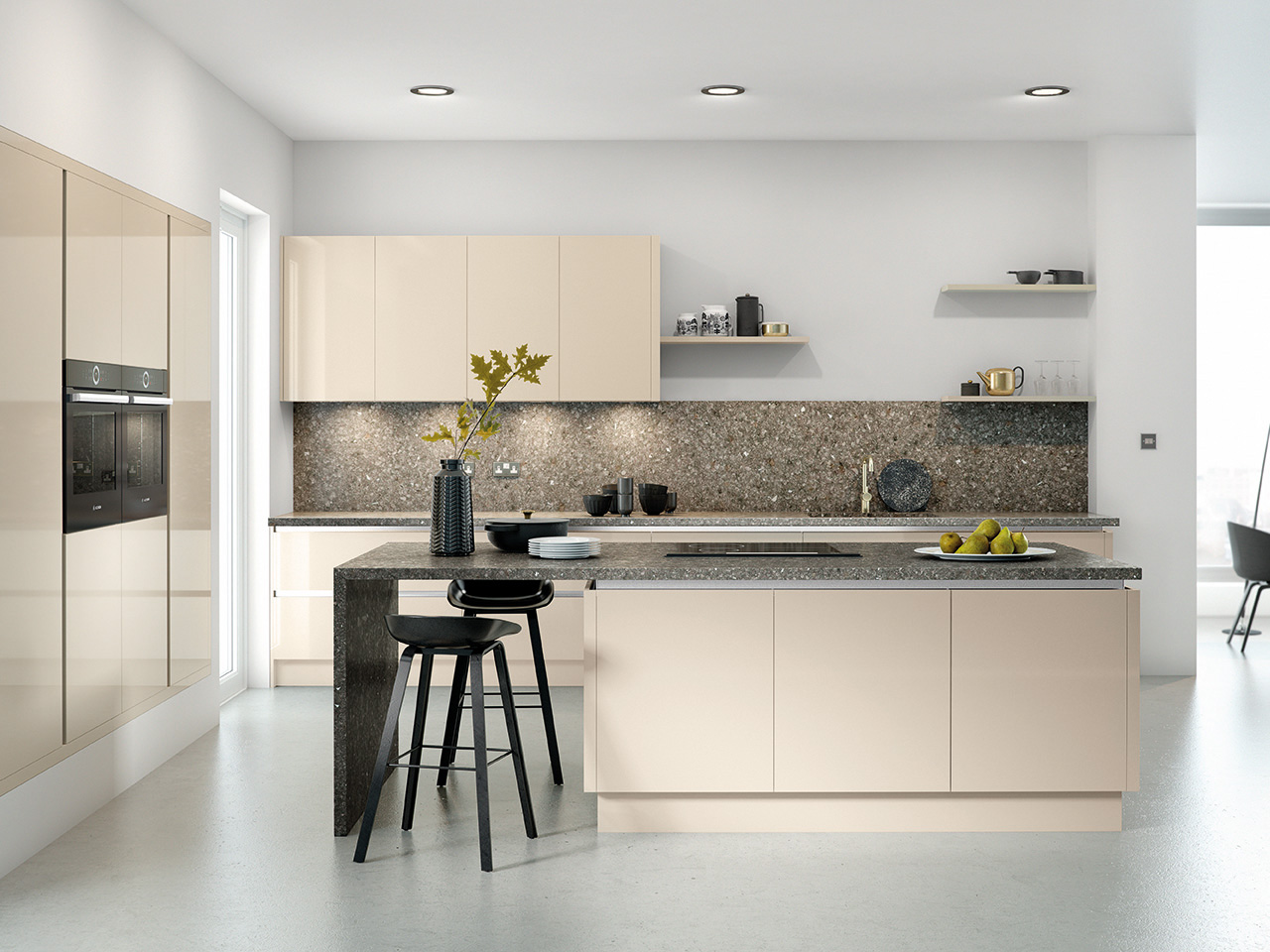 Vivo gloss kitchen stone