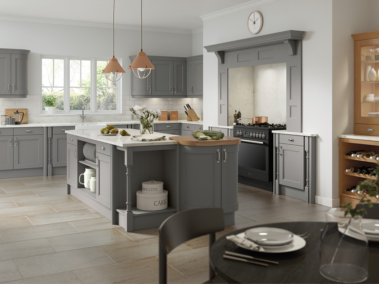 Windsor Kitchen in Dust Grey