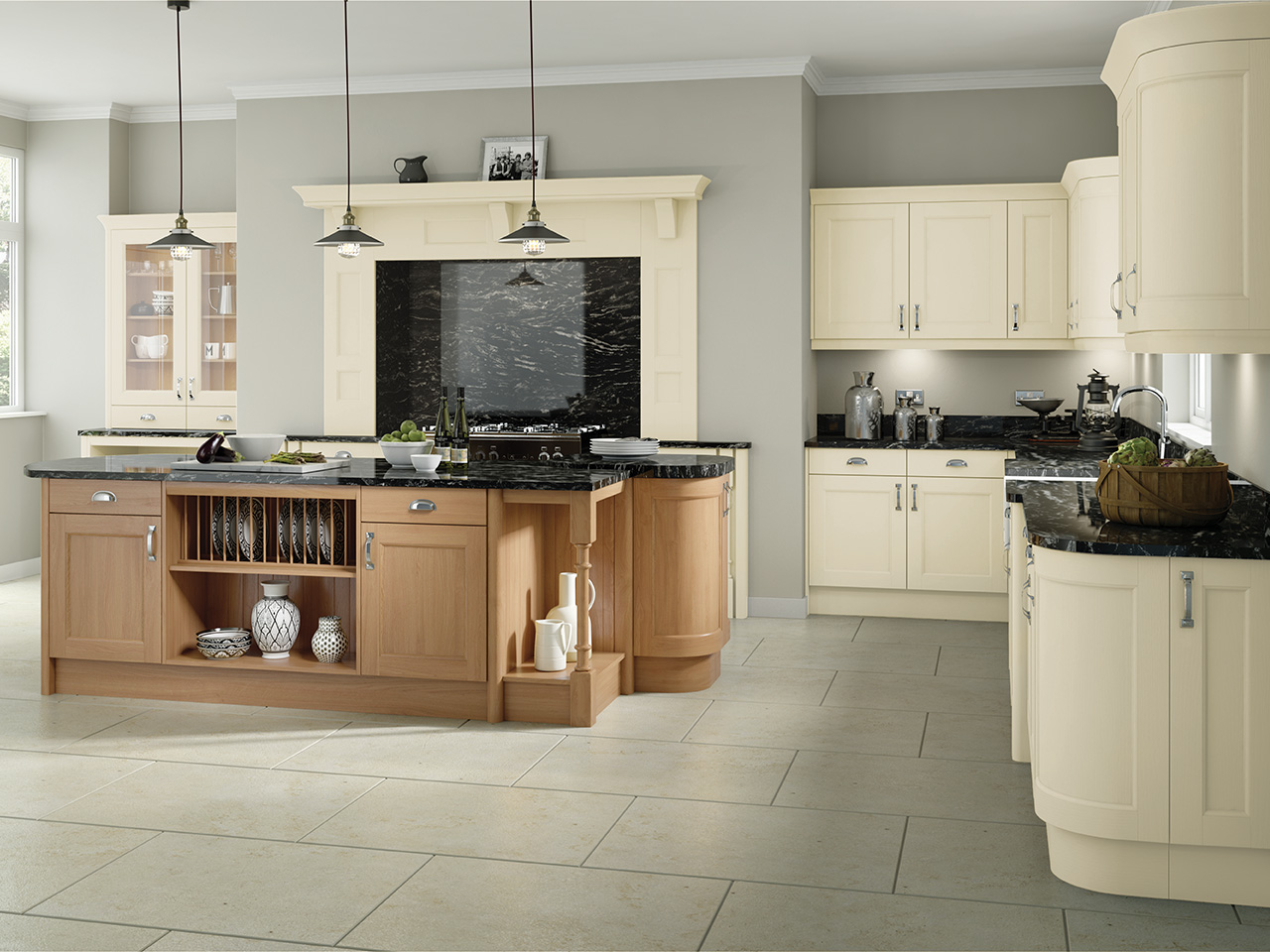 Windsor Kitchen in Ivory & Oak
