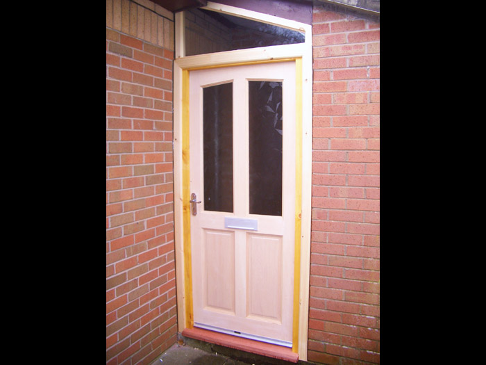 Hardwood Front Door